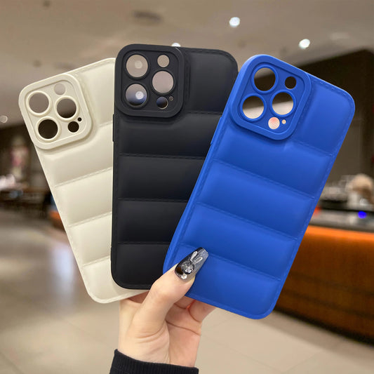 Funda de teléfono Puffer para Iphone 15 14 13 12 11 Pro max