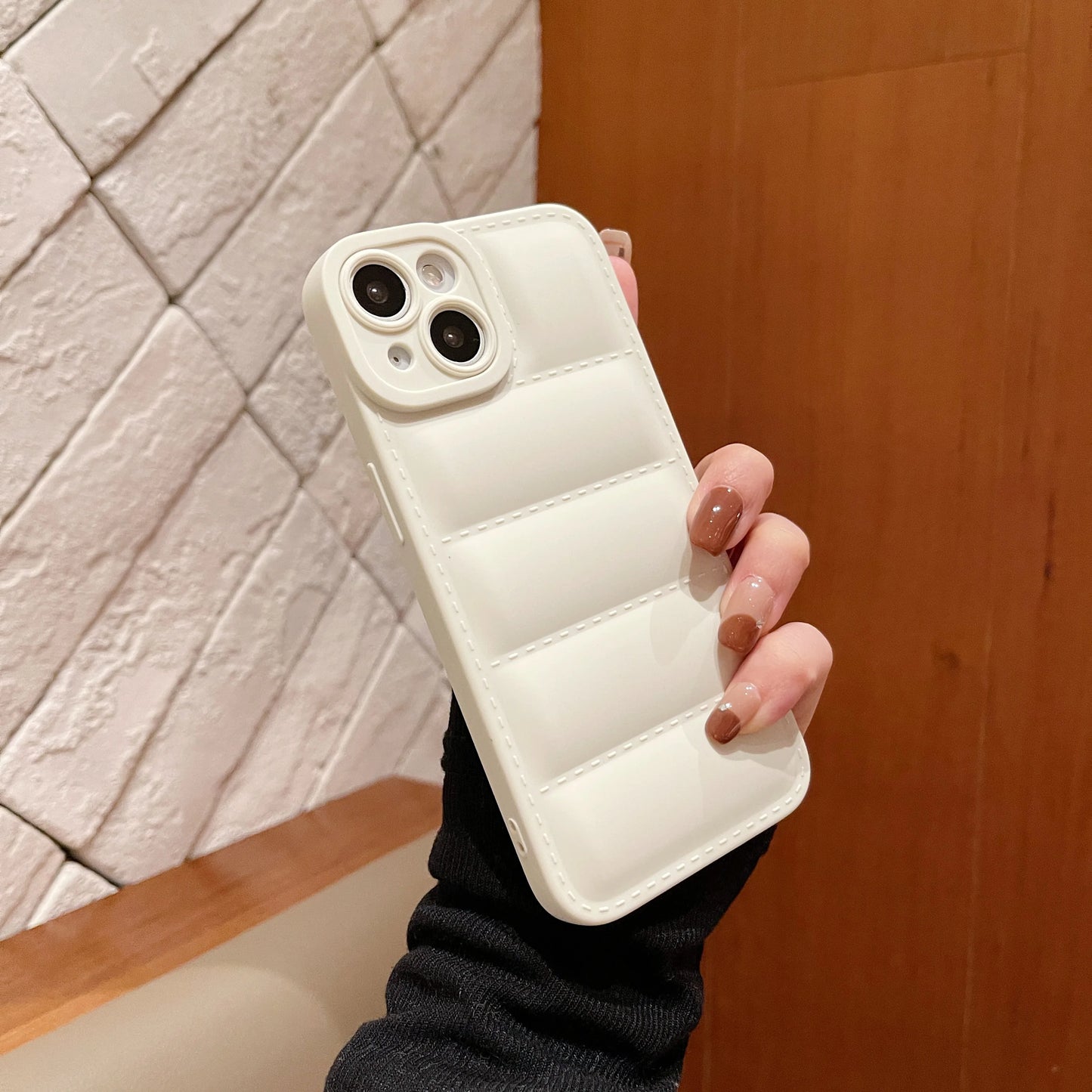 Funda de teléfono Puffer para Iphone 15 14 13 12 11 Pro max